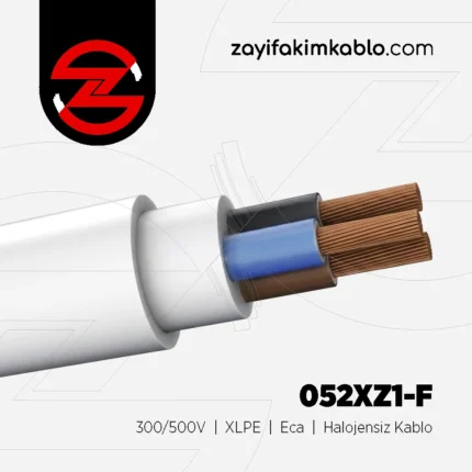 4x6 mm² 052XZ1-F  300/500V XLPE Eca Halojensiz Kablo - Öznur