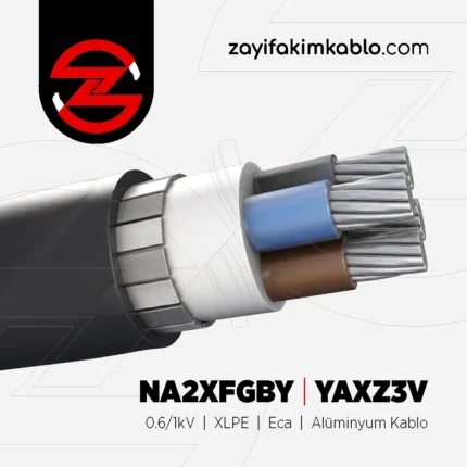2x150 mm² NA2XFGBY YAXZ3V 0.6/1kV XLPE Eca Alüminyum Kablo - Öznur