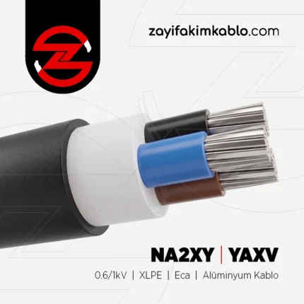 3x400+185 mm² NA2XY YAXV 0.6/1kV XLPE Eca Alüminyum Kablo - Öznur